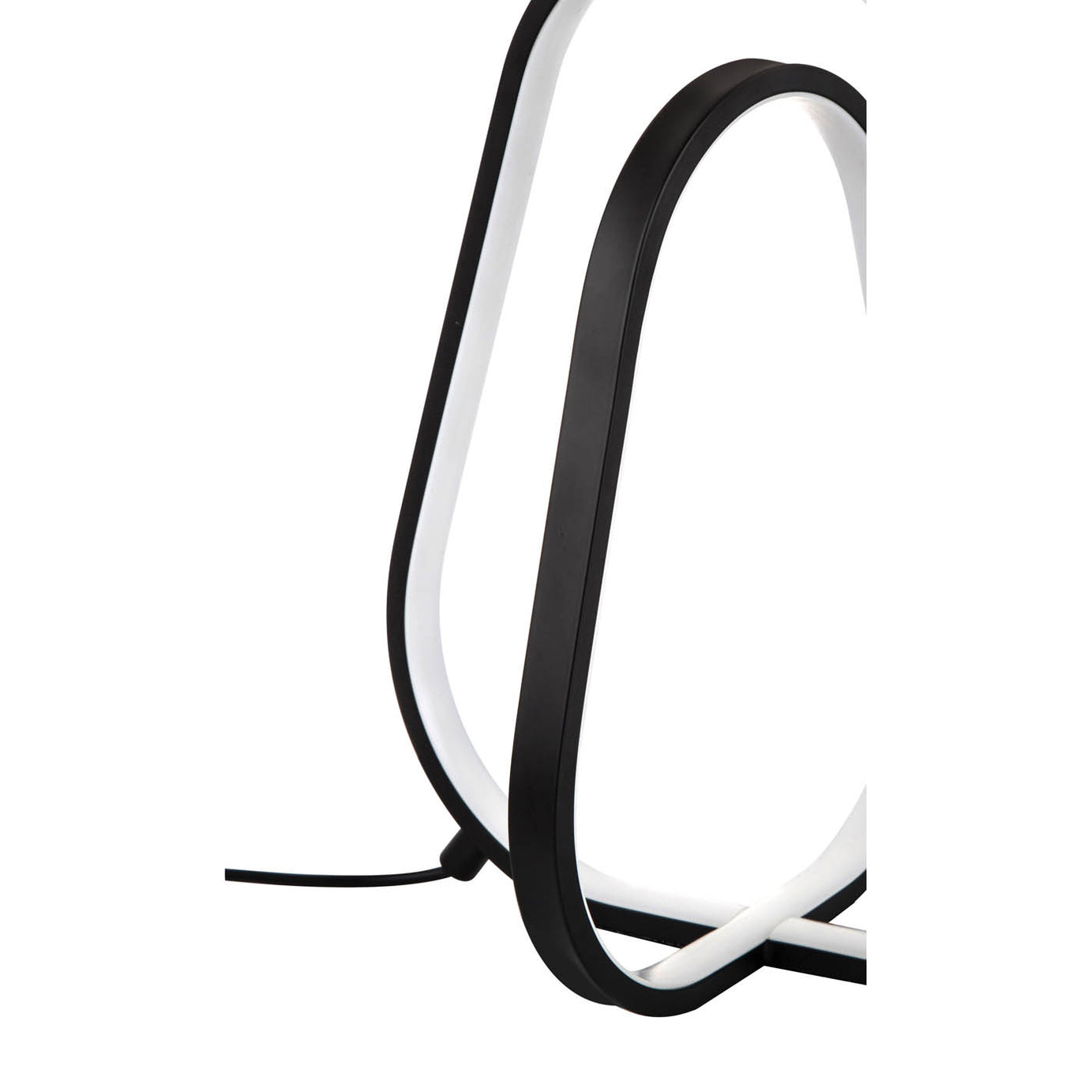 LED Table lamp Matt Black Modern Dimmable Twisted Stylish Livingroom Bedroom - Image 4