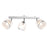 LED Ceiling Spot Light Bar 3 Wat Multi Arm Chrome Adjustable Heads Glass Shades - Image 4