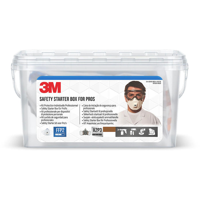 3M Safety Box Starter Combi Kit Eye And Respiratory Reusable With Anti-Mist P3R - Image 2