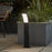 Outdoor LED Post Light Warm White Dark Grey Pathway Garden Patio Modern H 60 cm - Image 2