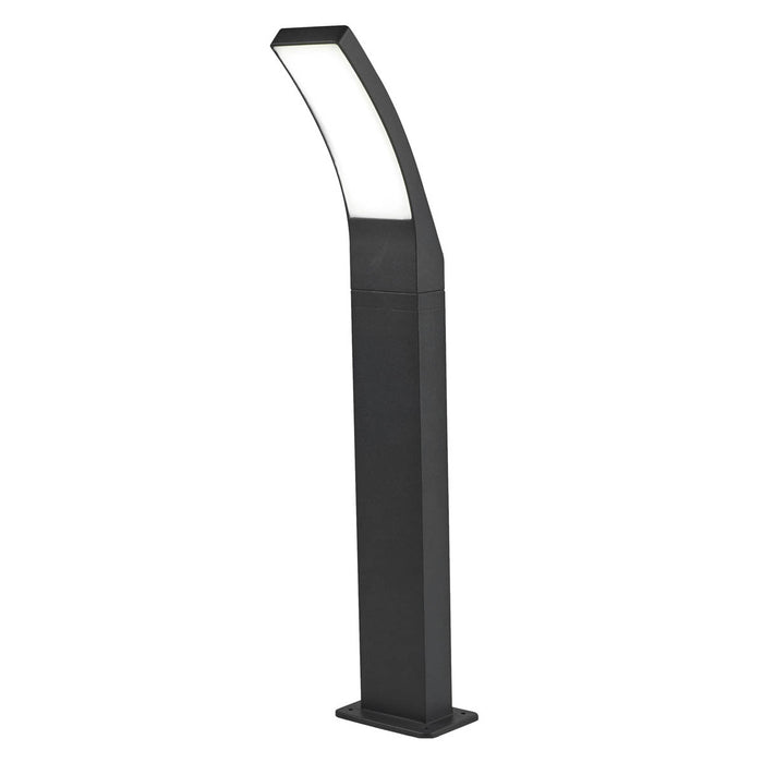 Outdoor LED Post Light Warm White Dark Grey Pathway Garden Patio Modern H 60 cm - Image 3