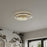 Ceiling Light Integrated LED Warm White Metal Plastic Chrome Effect Modern - Image 3