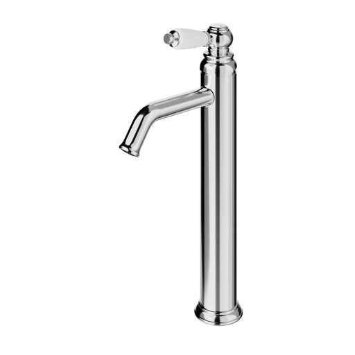 GoodHome Etel Tall Chrome effect Round Sink or worktop Mono mixer Tap - Image 1