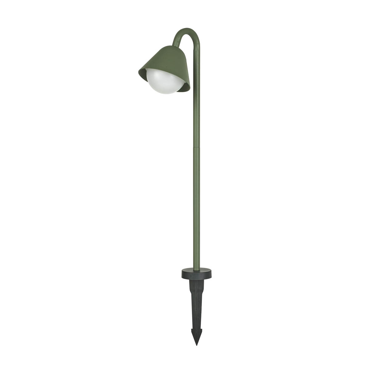 Outdoor Stake Light Integrated LED Metal Matt Green Weather Resistant (D)120mm - Image 2