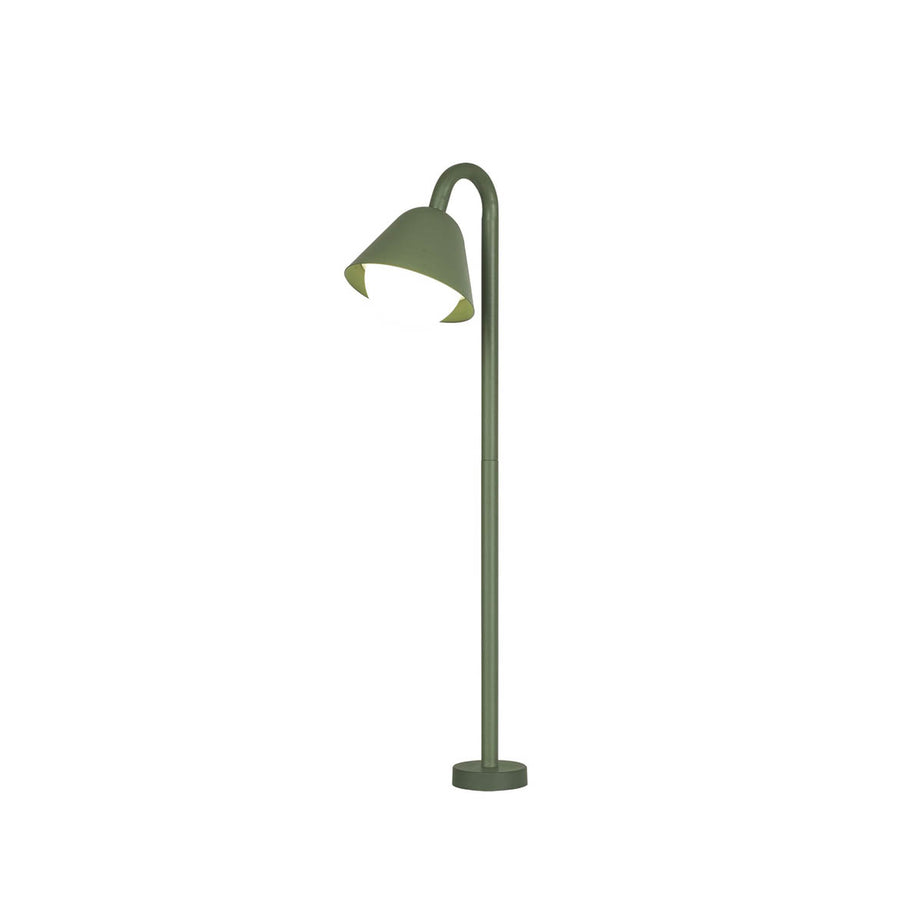 Outdoor Stake Light Integrated LED Metal Matt Green Weather Resistant (D)120mm - Image 6