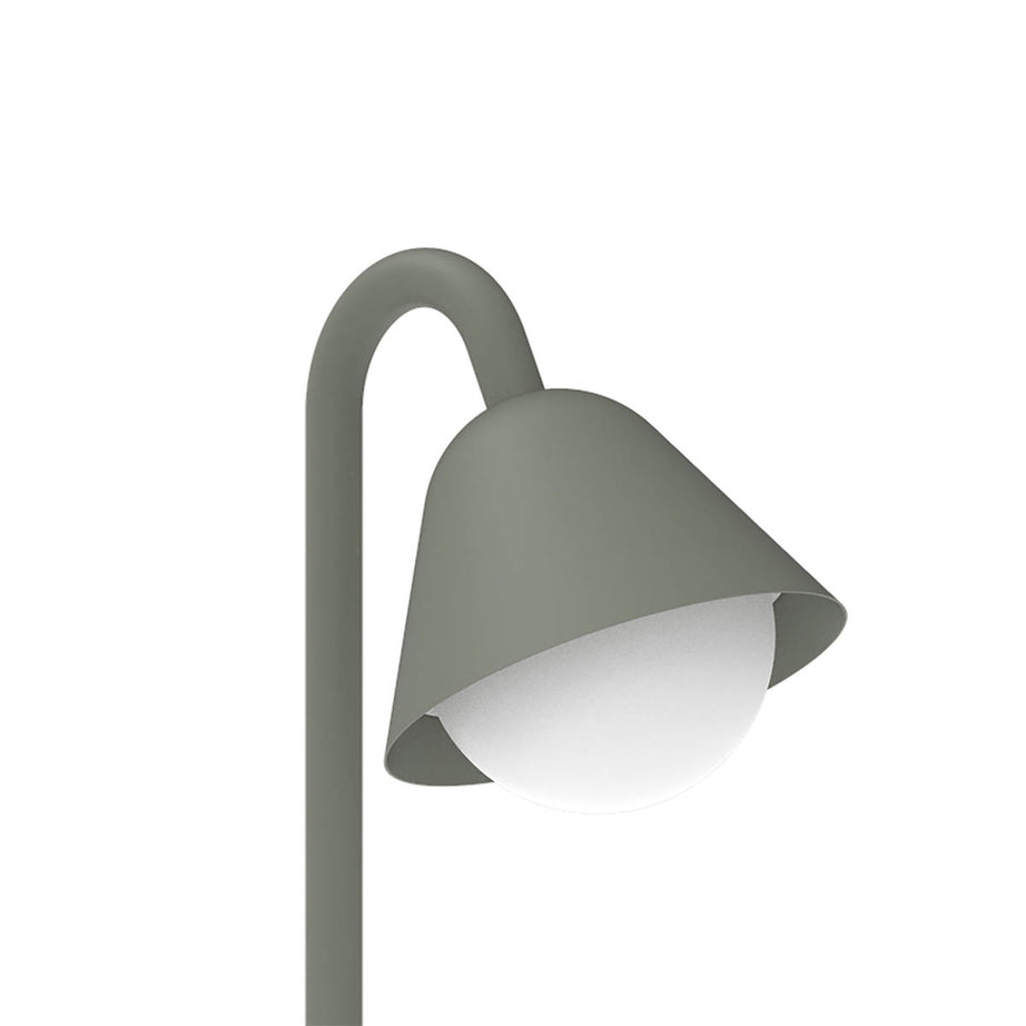 Outdoor Stake Light Integrated LED Metal Matt Green Weather Resistant (D)120mm - Image 8