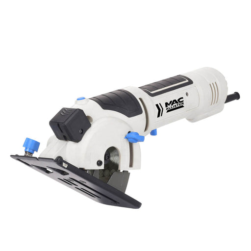 Mac Allister Mini Saw Electric MMCS500 Built-In Laser Soft Grip 76mm 500W - Image 1