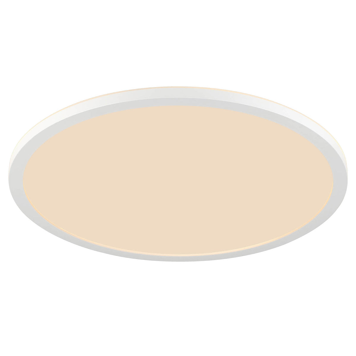 LED Ceiling Light Round Matt Plastic White Dimmable 3000lm Indoor Bathroom 24W - Image 4