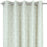 Eyelet Curtain Pair Light Grey Geo Cubes Lightweight Modern (W)228 (L)228cm, - Image 2