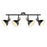 Spotlight Bar 4 Lamp LED Steel Matt Pewter Effect Adjustable Dimmable Industrial - Image 3