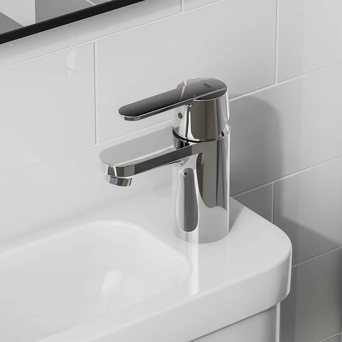 Grohe Bathroom Basin Tap Mono Mixer Chrome Single Lever Brass Modern Faucet - Image 2