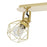 Ceiling Spotlight Bar 3 Way Multi Arm Brass Gold Effect Modern Retro Geometric - Image 4