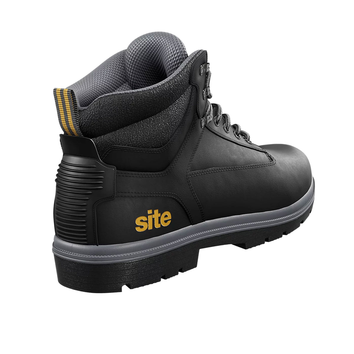 Site Safety Boots Mens Standard Fit Black Steel Toe Work Shoes Size 11 Marble2.0 - Image 4