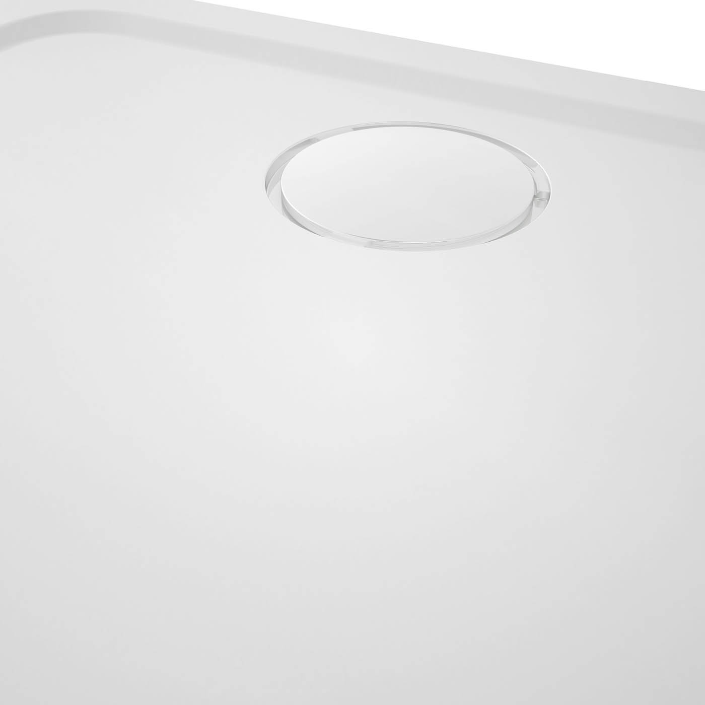 Teesta Shower Tray White Square Bathroom Non-Slip (L)900 (W)900 (H) 27mm - Image 4