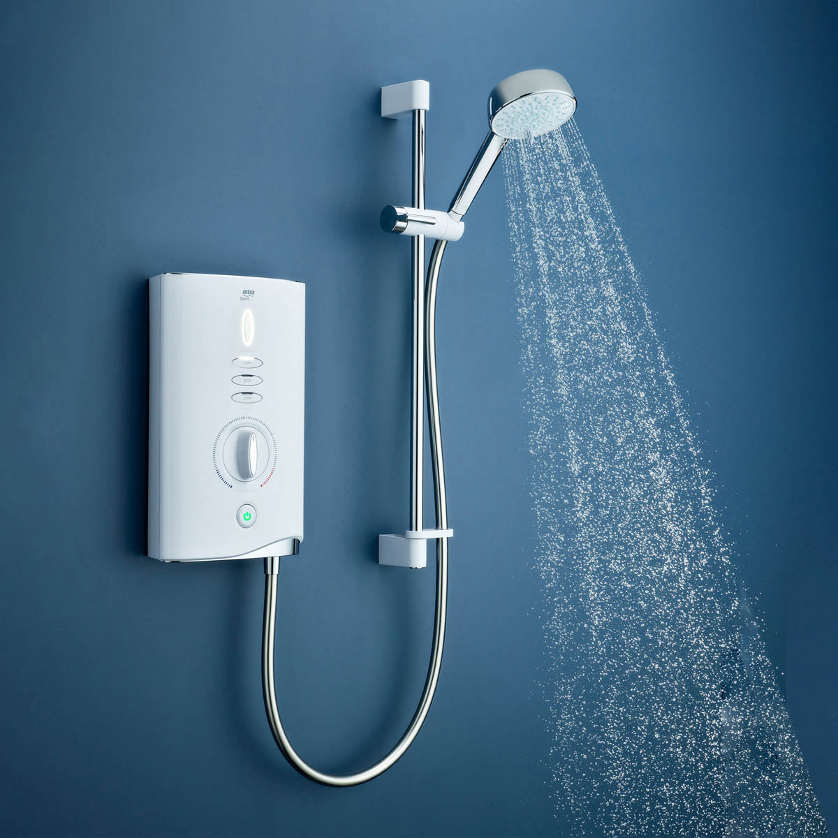 Mira Electric Shower 10.8kW Sport Max Gloss White 4 Spray Pattern Bathroom - Image 3
