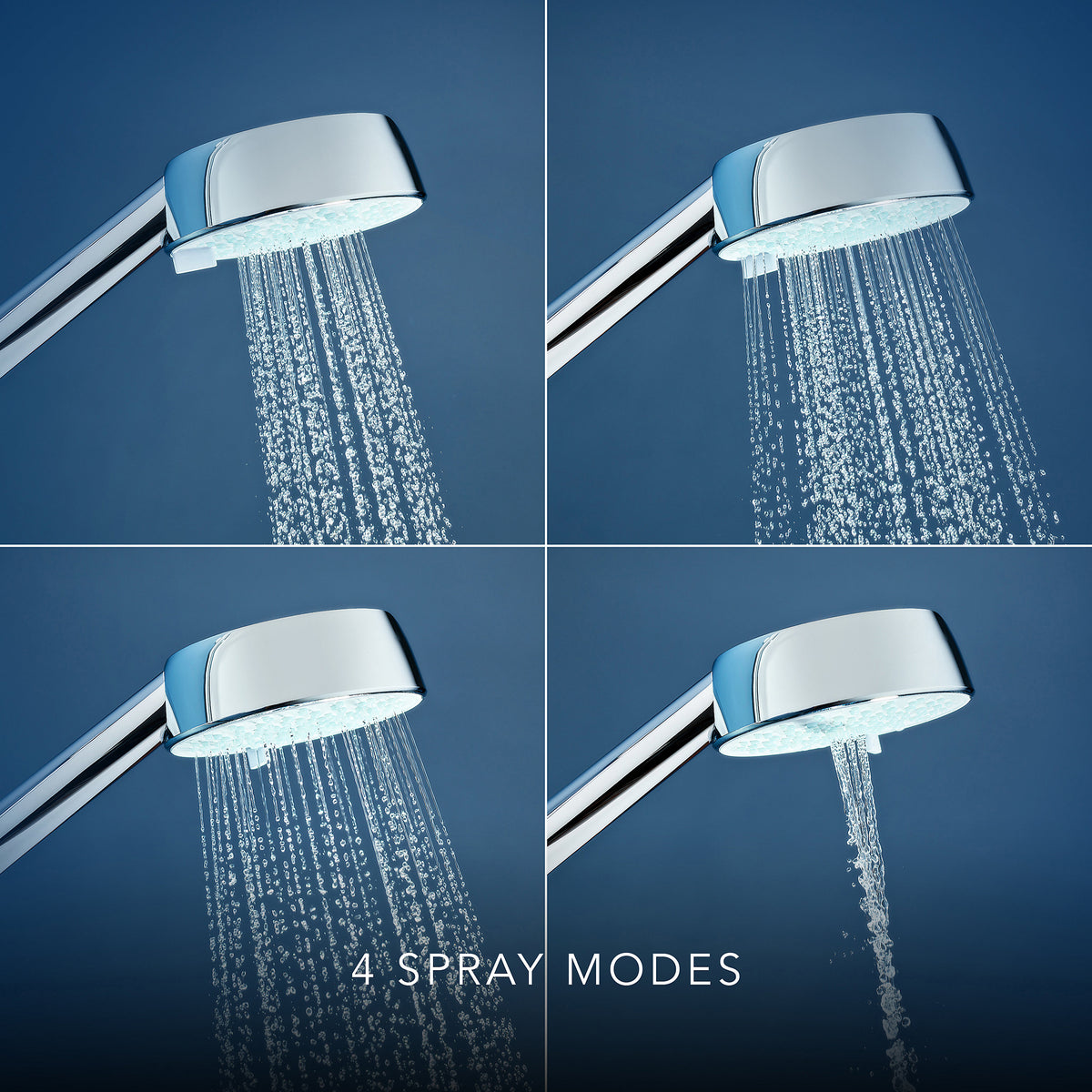 Mira Electric Shower 9kW Gloss White 4 Spray Pattern Round Head Modern Bathroom - Image 6