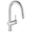 Kitchen Pull-Out Tap Mono Mixer Chrome-Plated Single Lever Faucet Elegant - Image 1