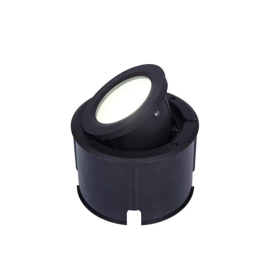 LED Ground Light Matt Black Integrated Neutral White Outdoor Garden Driveway - Image 2