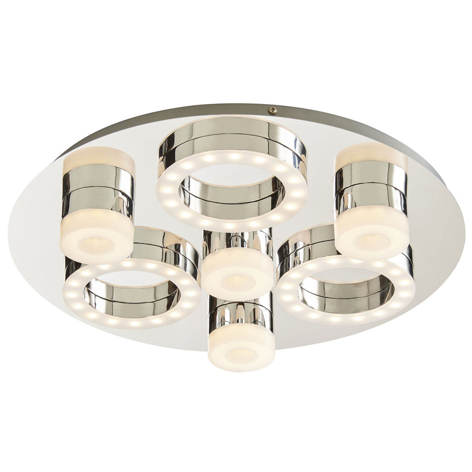 LED Ceiling Light Round Plate Warm White Living Room Bedroom Hallway - Image 1