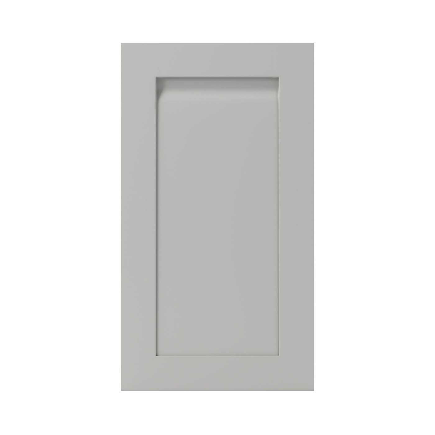 Garcinia Kitchen Cabinet Door Integrated Handle Matt Stone (W)450 (H)715 (T)20mm - Image 1