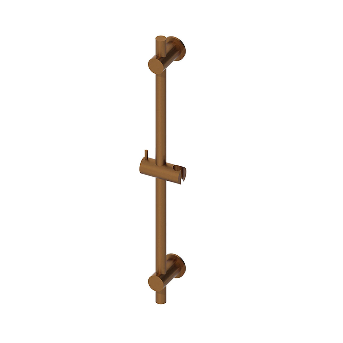 Aquadry Shower Riser Rail Bronze Effect Straight Adjustable 78.8cm Bathroom - Image 1