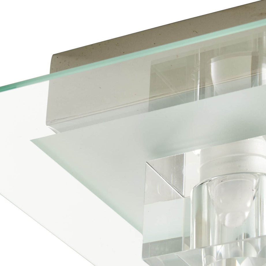 Ceiling Light Integrated LED Colour Changing Square Metal Glass Contemporary - Image 7