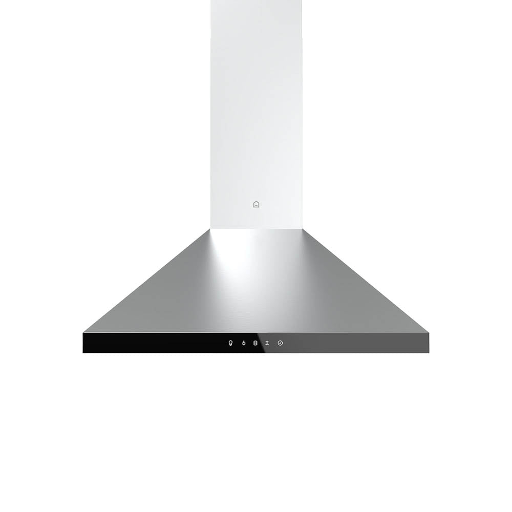 Cooker Hood Chimney Glass Stainless Steel Extractor Fan Timer Kitchen (W)59.8cm - Image 2