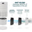 Air Purifier Smart Home White Freestanding Compact Quite HEPA Filter App Control - Image 5