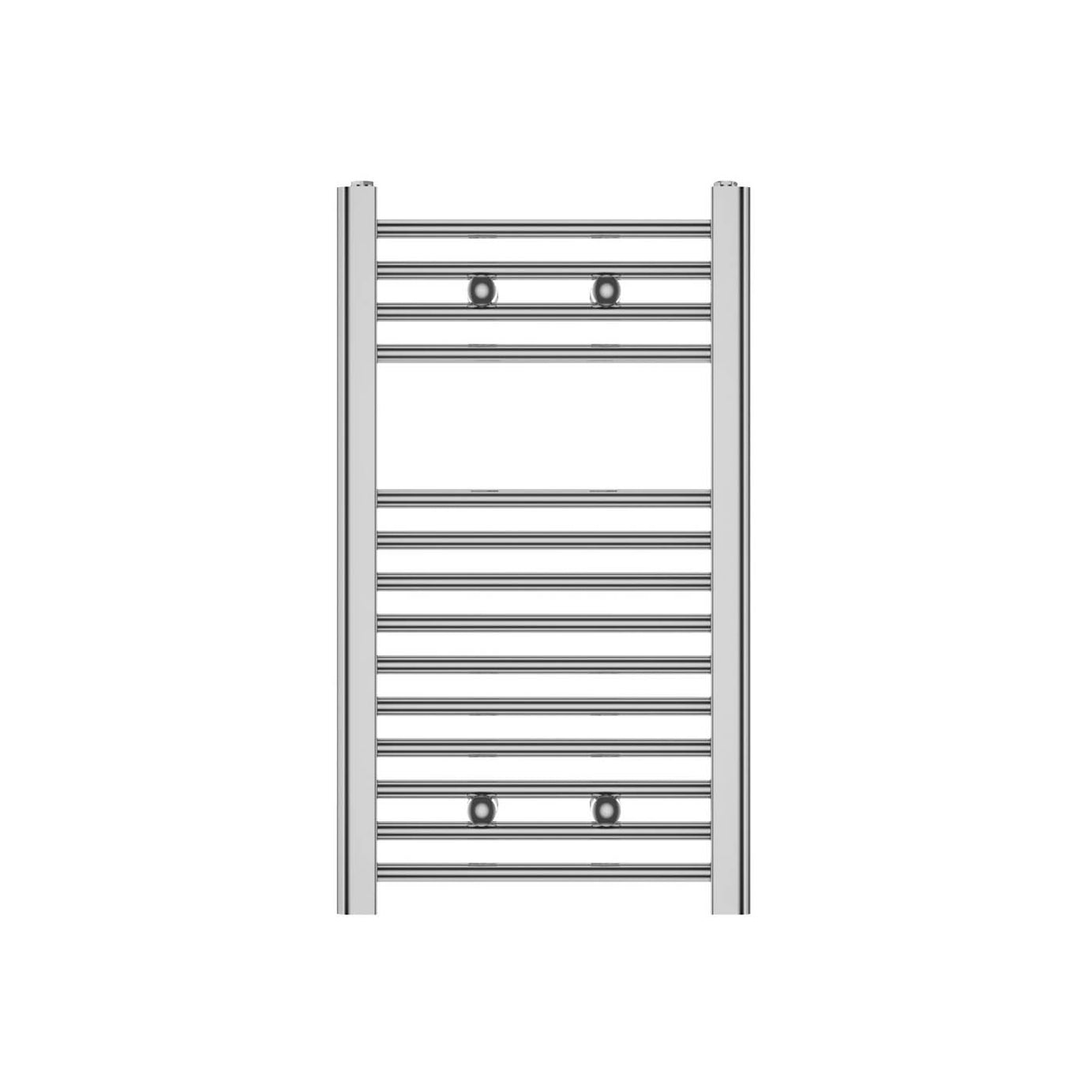 Flomasta Towel Rail Radiator Flat Chrome Effect Vertical 563BTU (W)400x(H)700mm - Image 3