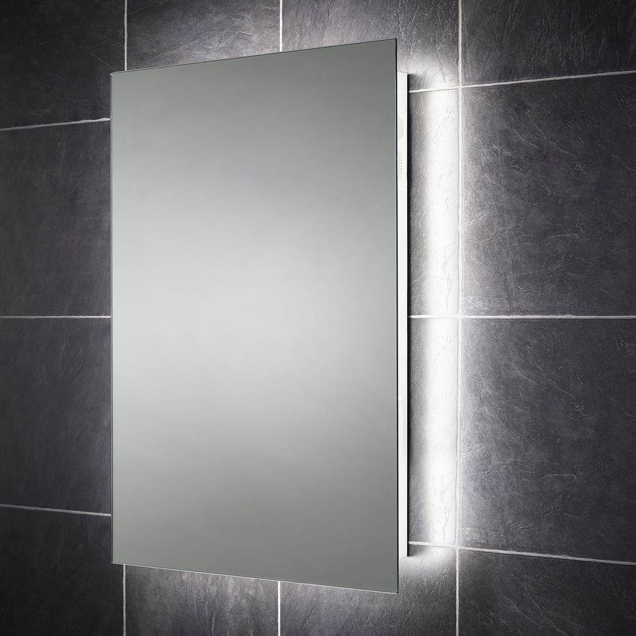 Sensio Bathroom LED Mirror Rectangle Wall Illuminated Bluetooth (H)70(W)50cm - Image 6