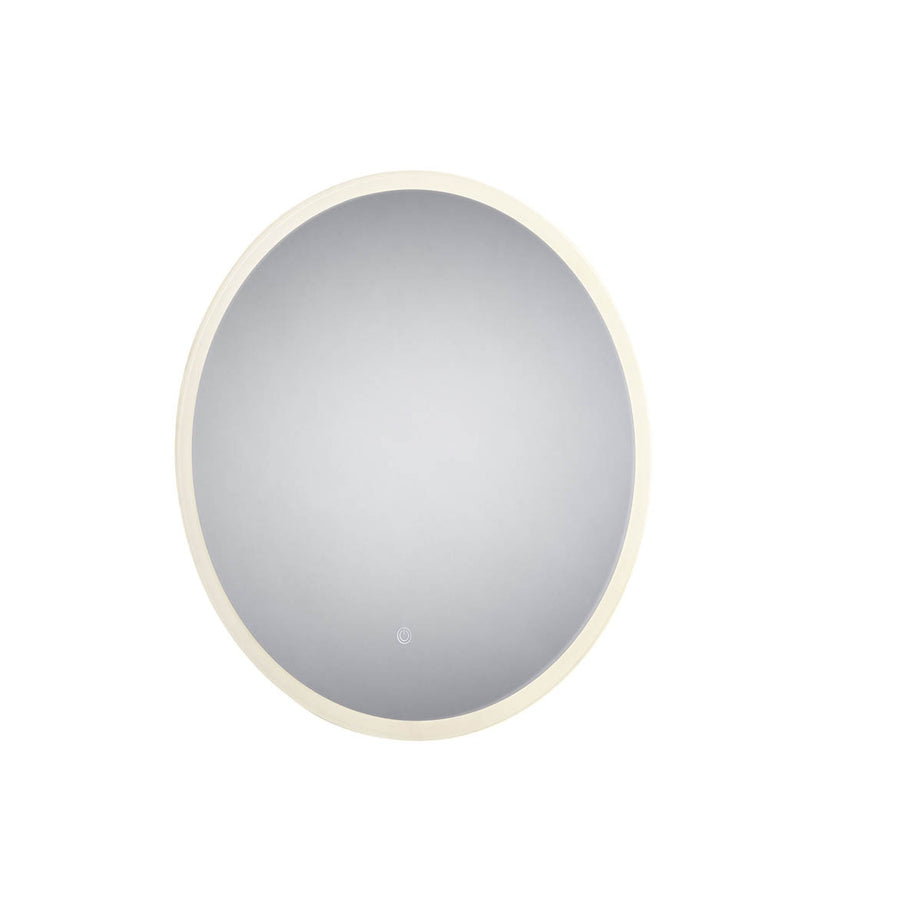 Bathroom Mirror Round Frameless Illuminated Colour Changing (H)600mm (W)600mm - Image 1