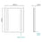 Rectangular LED Bathroom Mirror Battery Operated Illuminated (H)500mm (W)390mm - Image 2