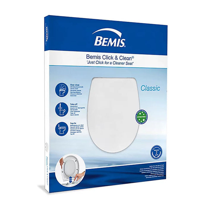 Bemis Toilet Seat Top Fix Slow Soft Close White Heat And Scratch Resistant - Image 6