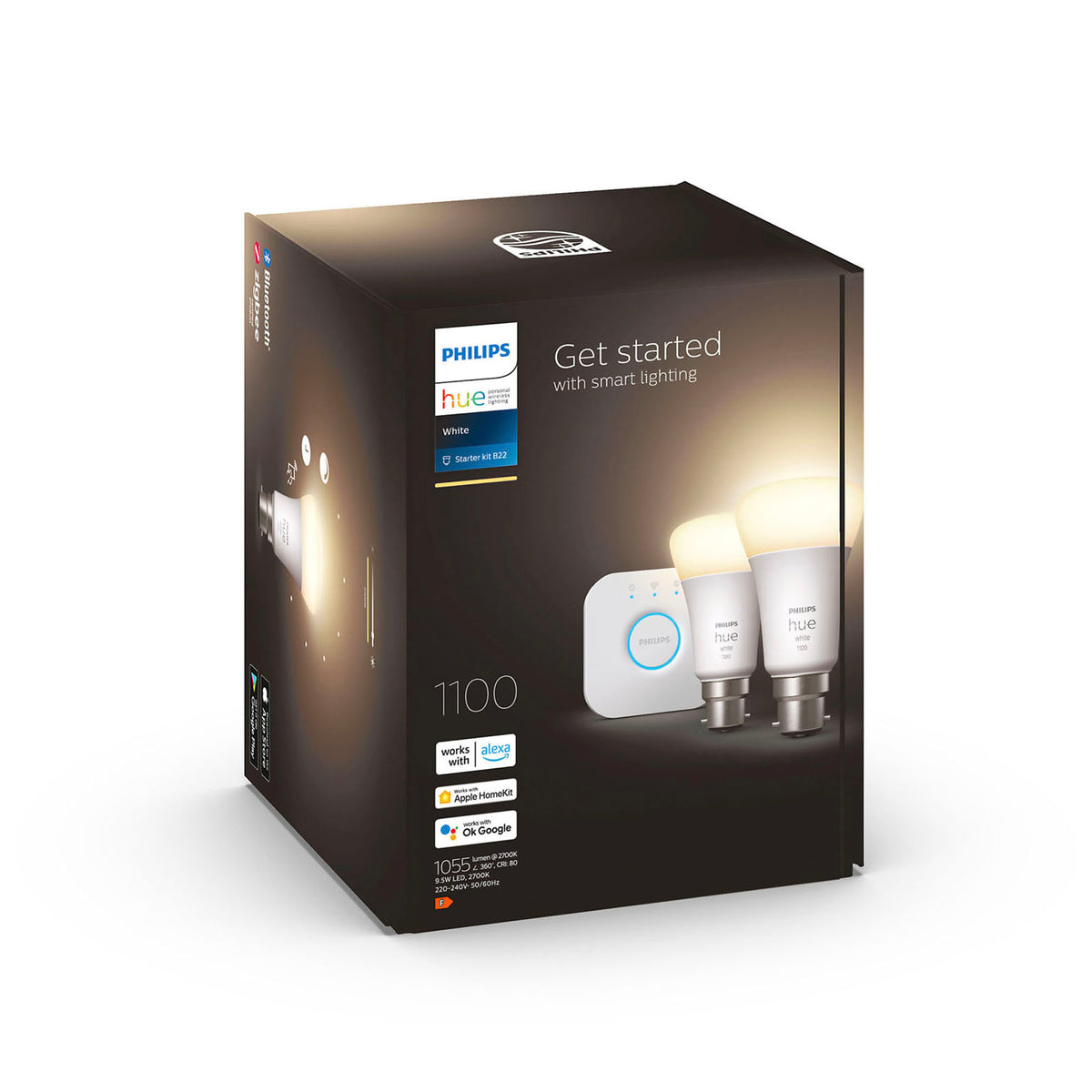 Philips Lighting Starter Kit Non Dimmable Smart B22 LED Cool And warm White A60 - Image 3