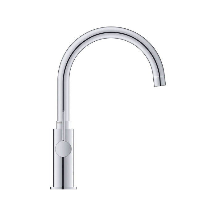 Grohe Kitchen Mixer Tap Dual Lever Brass Chrome Plated Contemporary Compact - Image 3