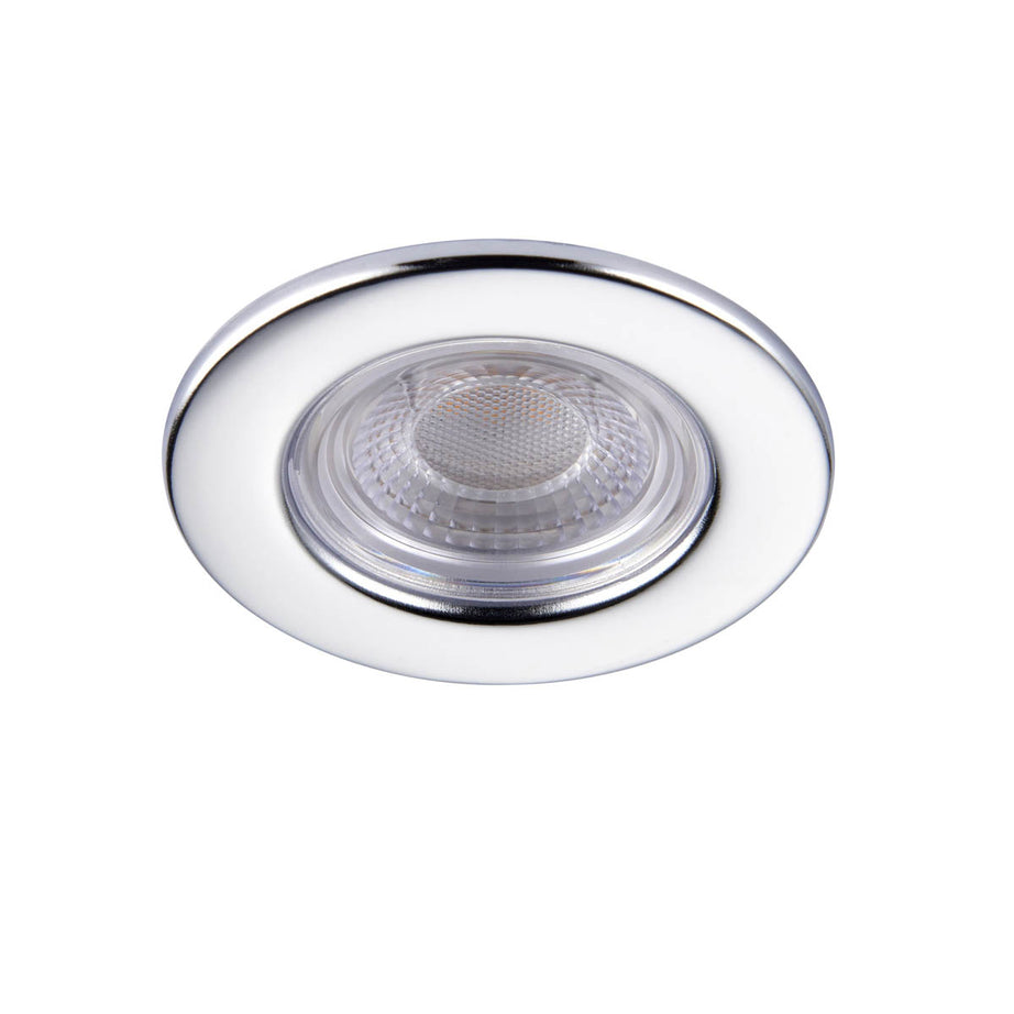 Downlight LED Neutral White Metal Plastic Chrome Effect Dimmable Recessed 6 Pack - Image 3