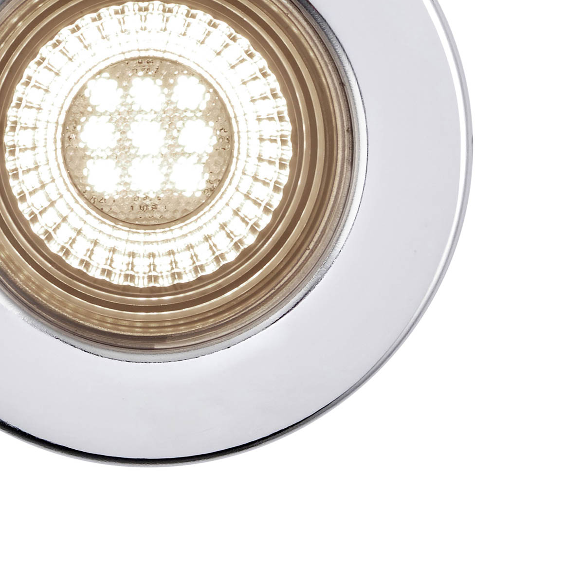 Downlight LED Neutral White Metal Plastic Chrome Effect Dimmable Recessed 6 Pack - Image 4