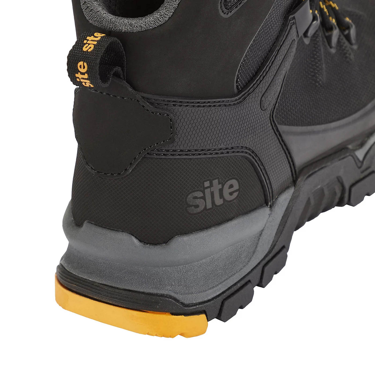 Site Densham Safety Boots Black Steel Toe Work Footwear Shoes Size 11 - Image 3