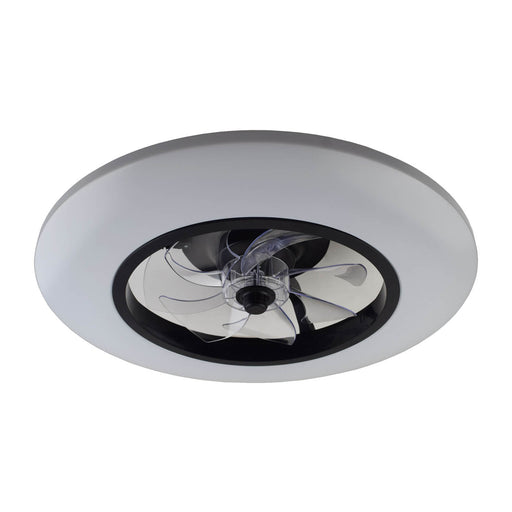 Ceiling Fan Light LED Black White Modern 3850lm Dimmable Remote Control 36W - Image 1