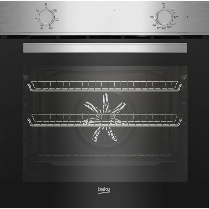 Beko Oven & Hob Pack Multifunction Built-In Stainless Steel Ceramic 66L A Rating - Image 3