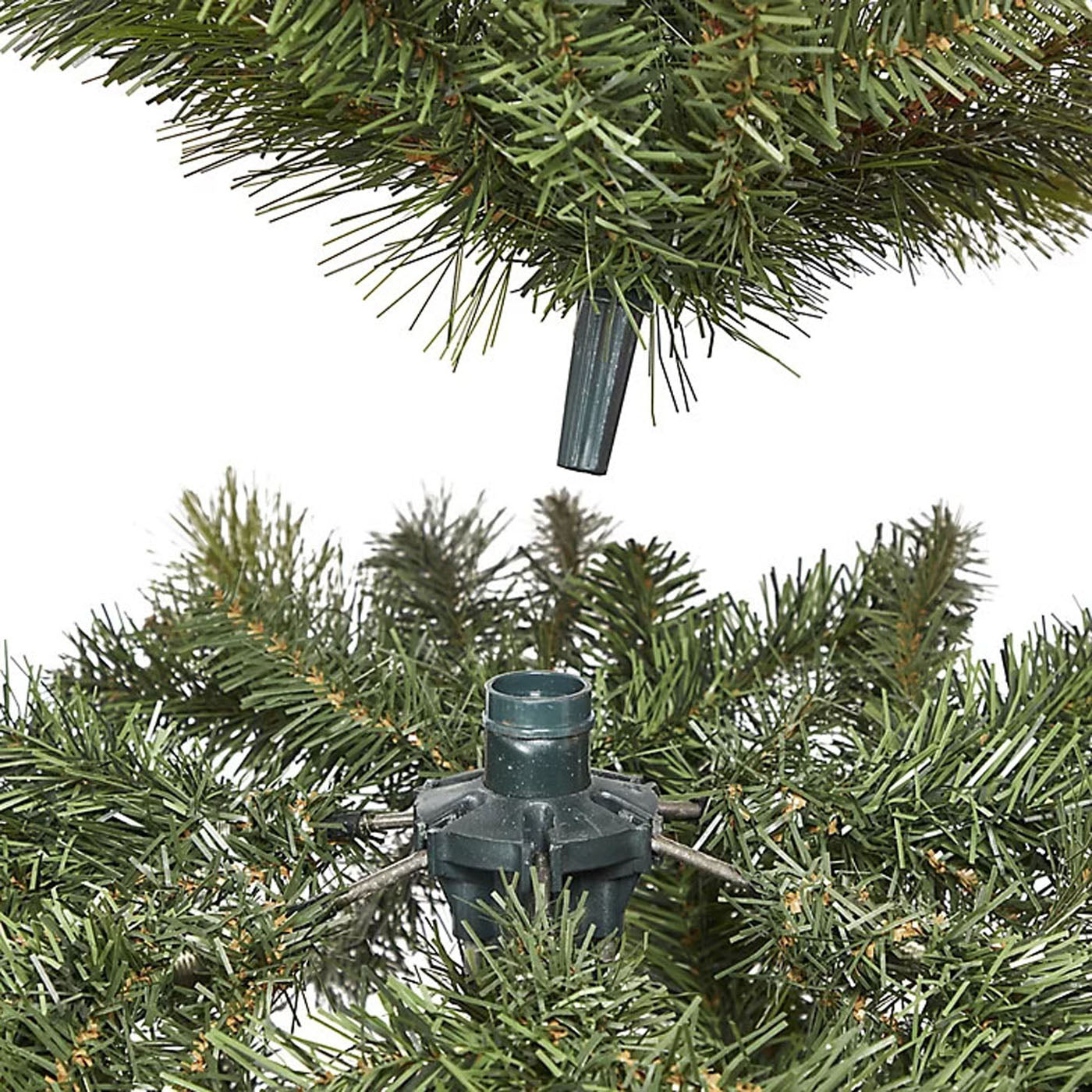 Christmas Tree Artificial 6Ft Natural Look Green Home Decoration Hooked Branches - Image 5