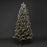 Artificial Christmas Tree 7.5ft Pre-lit Warm White LED Berry Pine Flocked Effect - Image 2