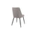 Chair Dining Grey Padded Seat Wood Metal Legs Rectangular Kitchen Pack of 2 - Image 4