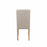 Dining Chair Ivory Kitchen Living Room Pack Of 2 Stylish Wooden Legs (H)955 mm - Image 4