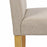 Dining Chair Ivory Kitchen Living Room Pack Of 2 Stylish Wooden Legs (H)955 mm - Image 5