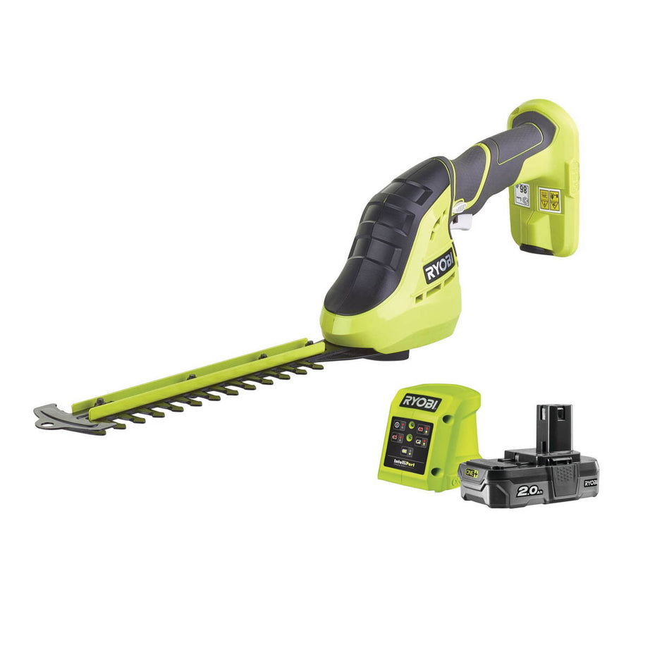 Ryobi Garden Multi Tool 2-in-1 Shear Shrubber Cordless 18V 2.0Ah RGS1822-120 - Image 1