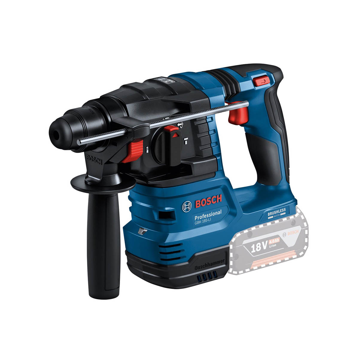 Bosch Professional SDS Drill Cordless 18V GBH 18V-22 Brushless - Body Only - Image 1
