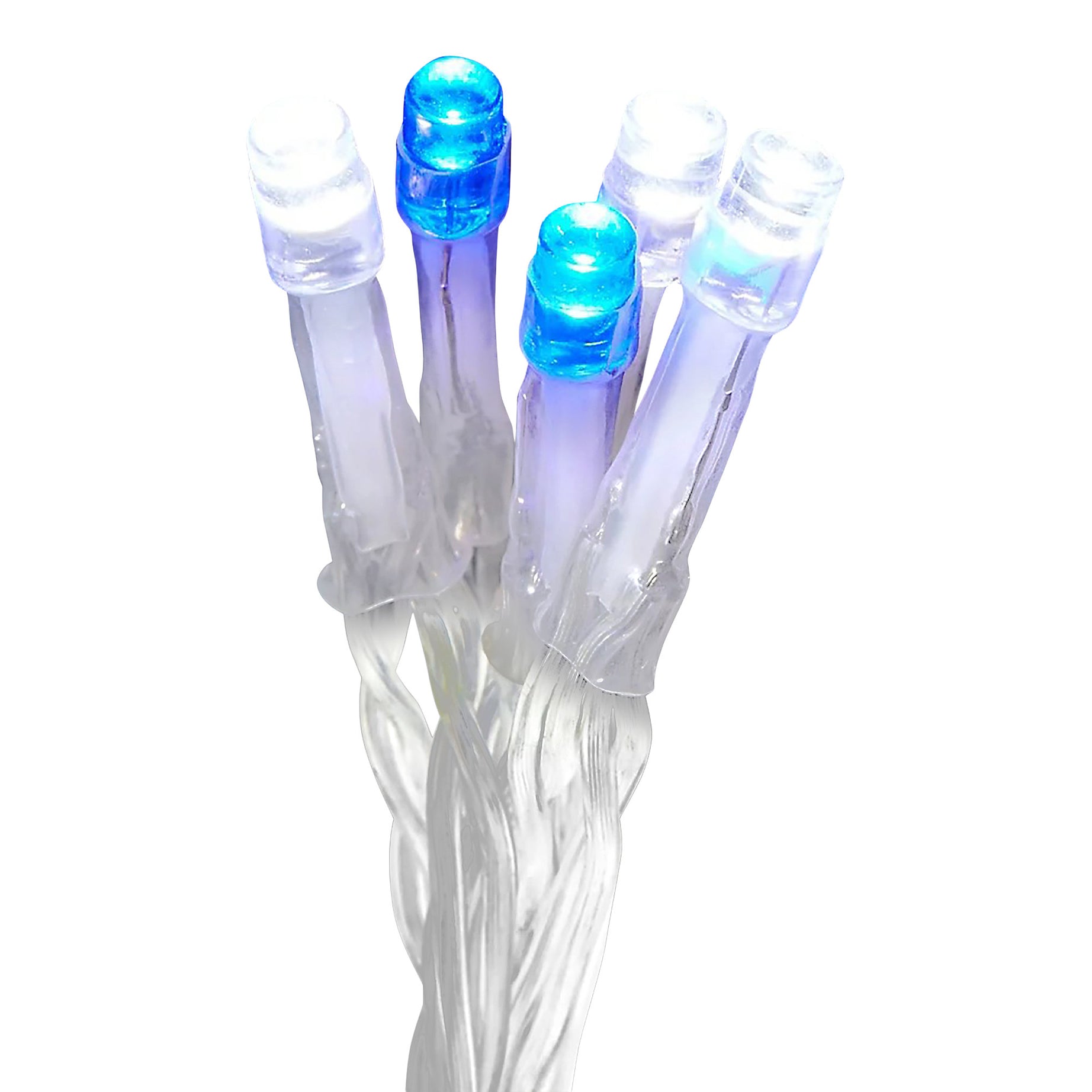 Christmas String Lights LED 720 Cold White Blue Icicle Outdoor 8 Functions 29.8m - Image 2