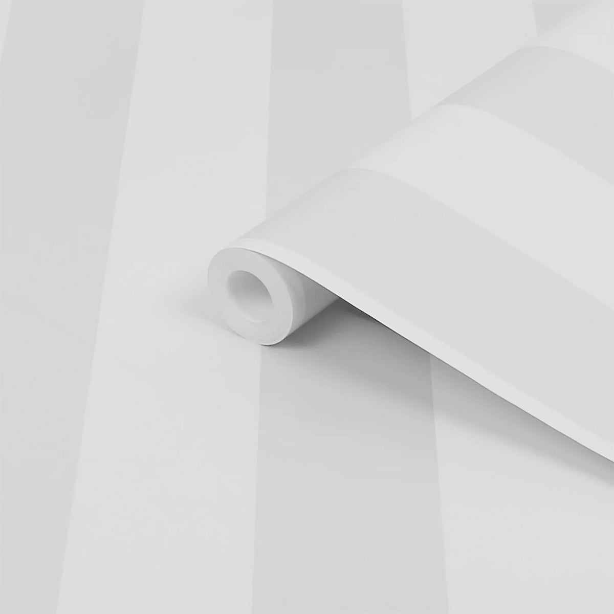 Laura Ashley Lille Silver effect Stripe Smooth Wallpaper - Image 1