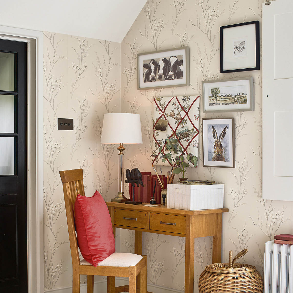 Laura Ashley Wallpaper Matt Dove Grey Willow Floral Smooth Washable 5.2m² - Image 3